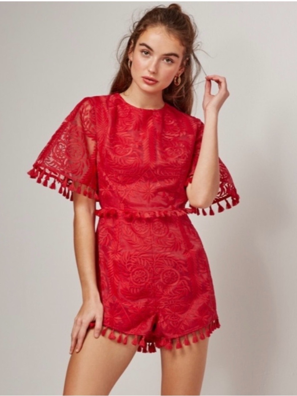 Finders Keepers lace Spectrum jumpsuit NWT, sz : medium